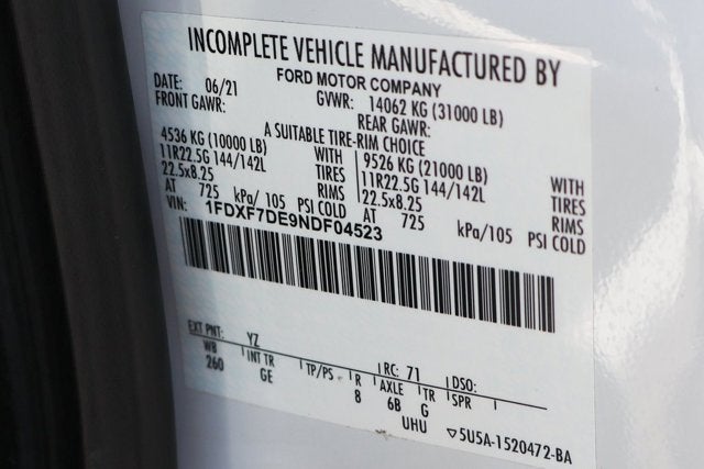 2022 Ford F-750SD Base