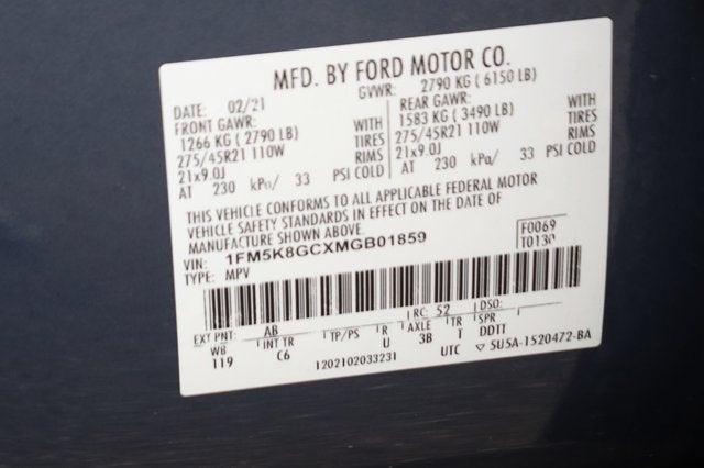 2021 Ford Explorer ST