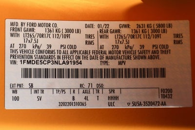 2022 Ford Bronco Black Diamond