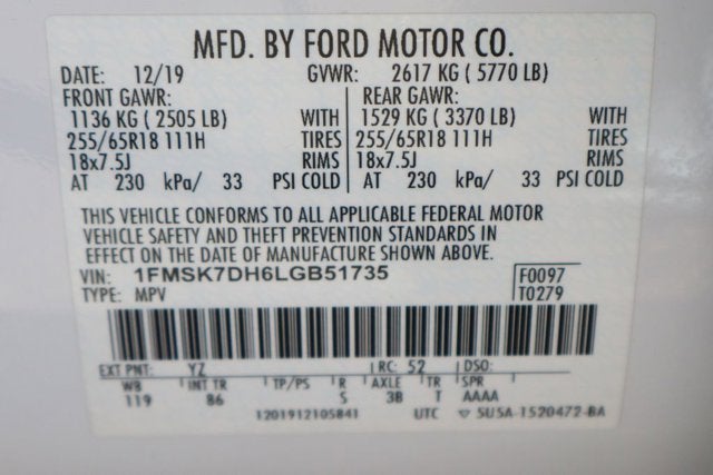 2020 Ford Explorer XLT