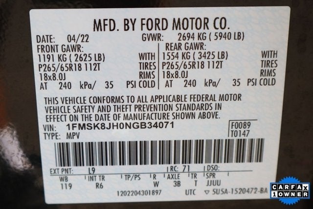 2022 Ford Explorer Timberline