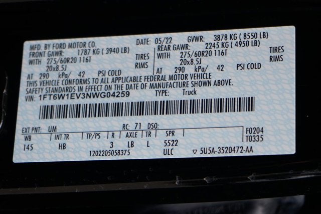 2022 Ford F-150 Lightning Lariat