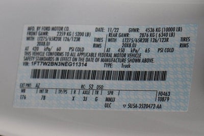 2022 Ford F-250SD Platinum