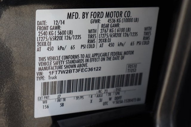 2015 Ford F-250SD Lariat