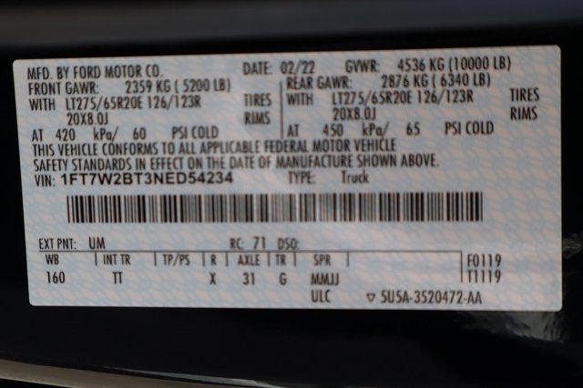 2022 Ford F-250SD Limited