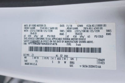 2019 Ford F-250SD XL