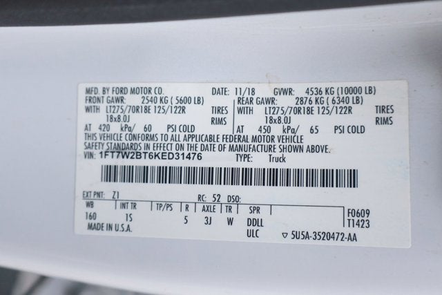 2019 Ford F-250SD XL