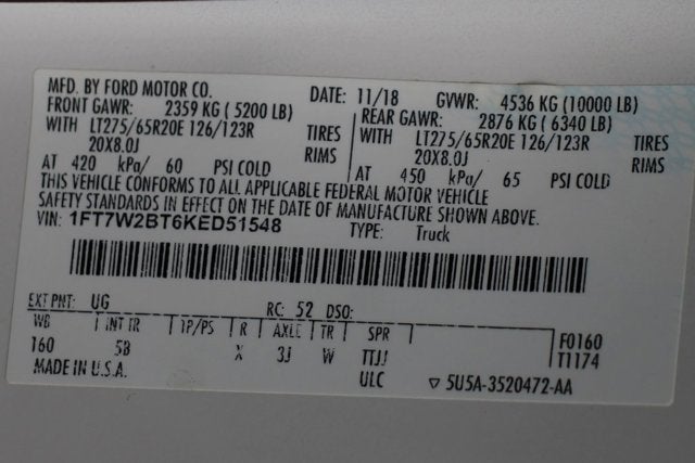 2019 Ford F-250SD Lariat