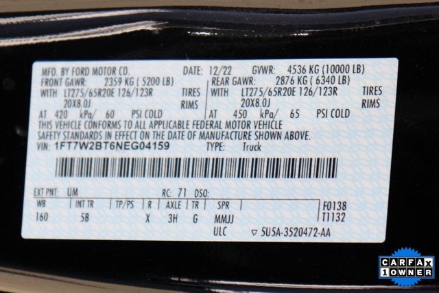 2022 Ford F-250SD Lariat