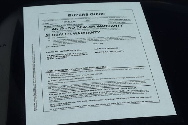 2021 Ford F-250SD XLT