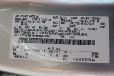 2017 Ford SUPER DUTY F-250 SRW XLT