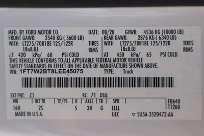 2020 Ford F-250SD XLT