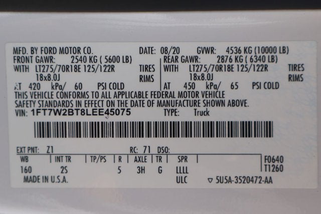 2020 Ford F-250SD XLT