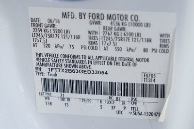 2016 Ford F-250SD XL