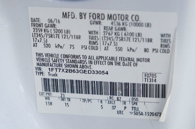2016 Ford F-250SD XL