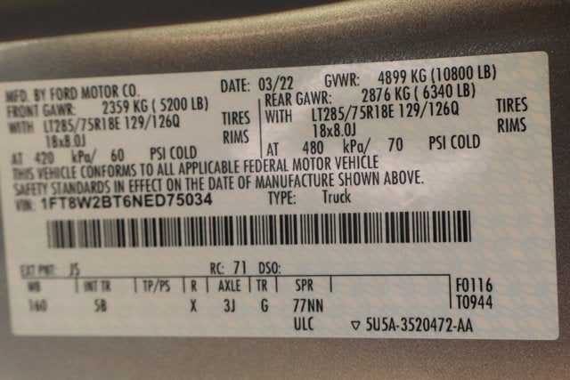 2022 Ford F-250SD Lariat