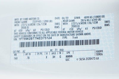 2022 Ford F-250SD Platinum