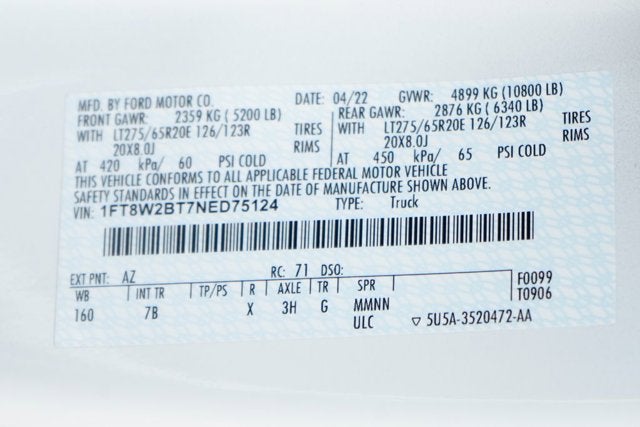 2022 Ford F-250SD Platinum