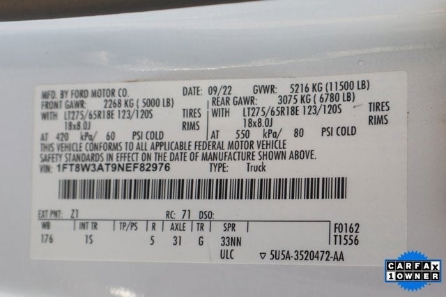 2022 Ford Super Duty F-350 SRW XL