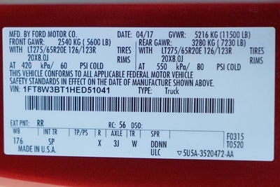 2017 Ford SUPER DUTY F-350 SRW King Ranch