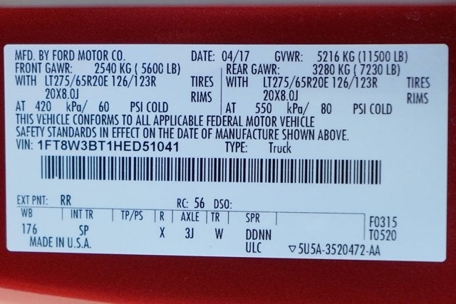 2017 Ford SUPER DUTY F-350 SRW King Ranch