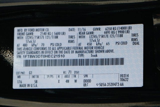 2017 Ford F-350SD Lariat