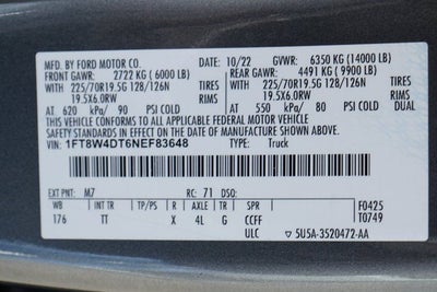 2022 Ford F-450SD Limited