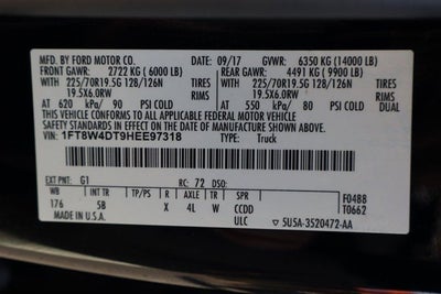 2017 Ford F-450SD Lariat