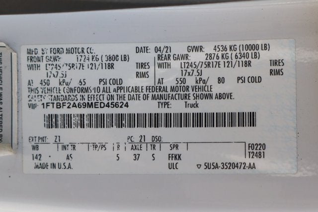 2021 Ford F-250SD XL