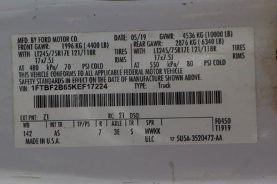 2019 Ford F-250SD XL