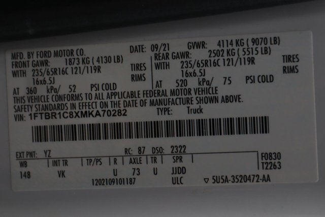 2021 Ford Transit-250 Base