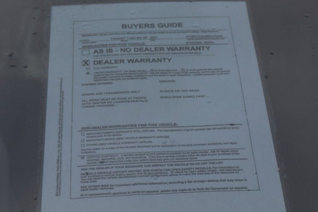 2021 Ford Transit-250 Base