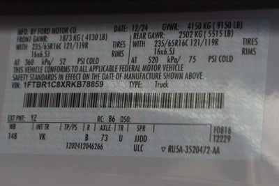2024 Ford Transit-250 Base