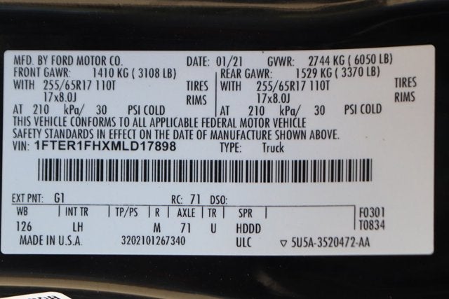 2021 Ford Ranger XLT