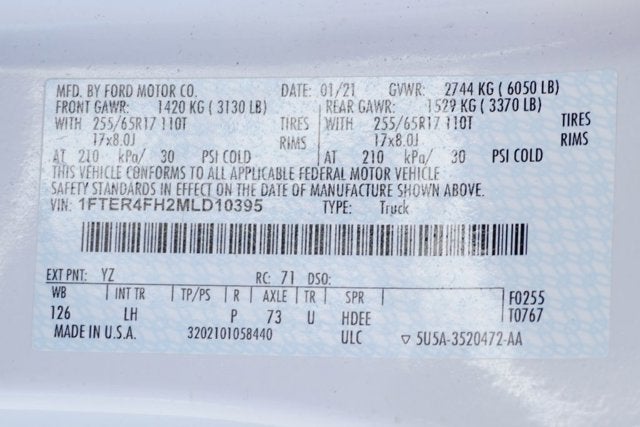 2021 Ford Ranger XLT