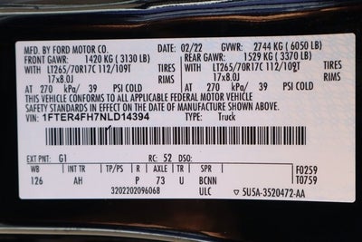 2022 Ford Ranger XLT