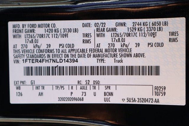 2022 Ford Ranger XLT