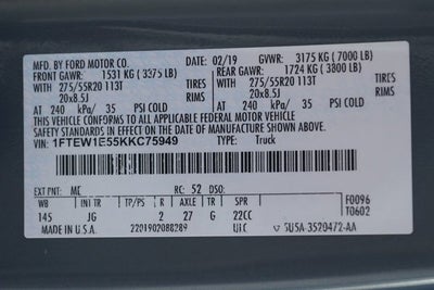2019 Ford F-150 XL
