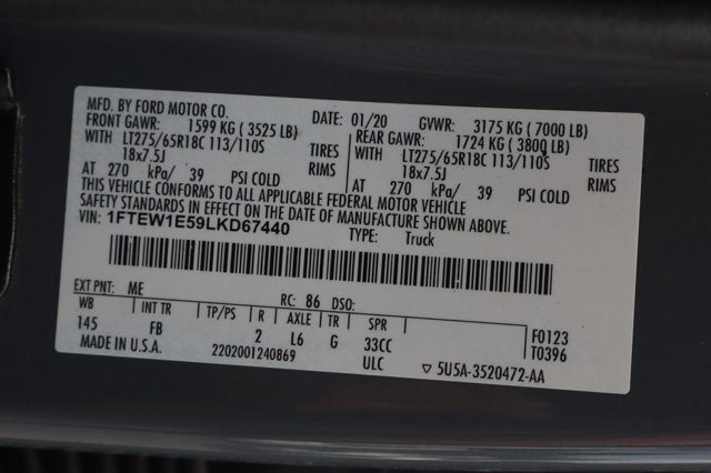 2020 Ford F-150 XLT
