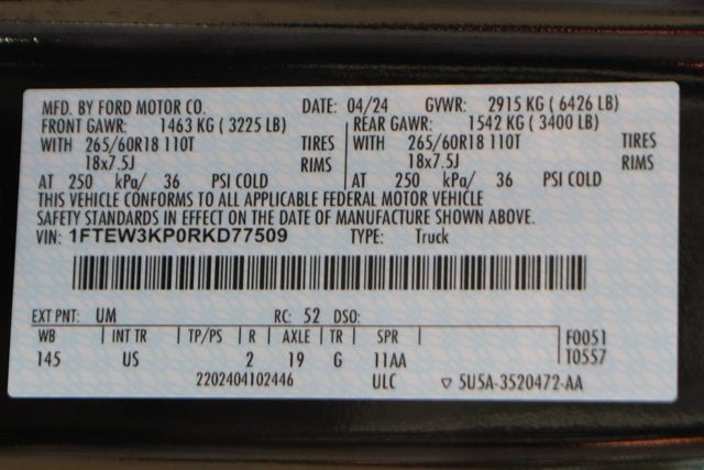 2024 Ford F-150 XLT
