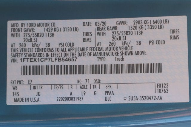 2020 Ford F-150 XL