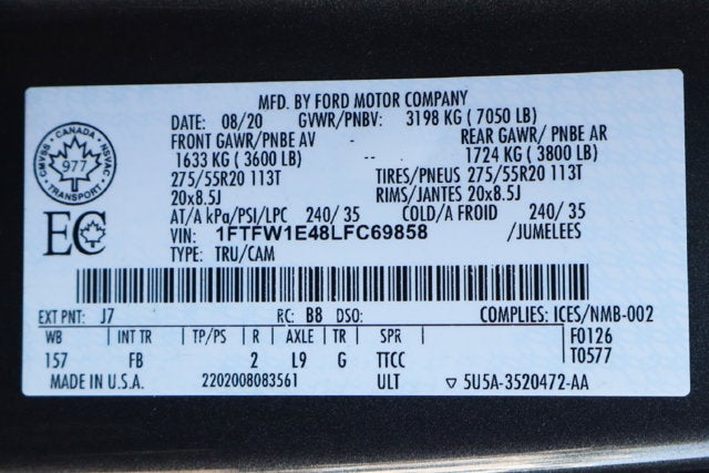 2020 Ford F-150 XLT