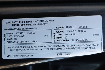 2020 Ford F-150 XLT