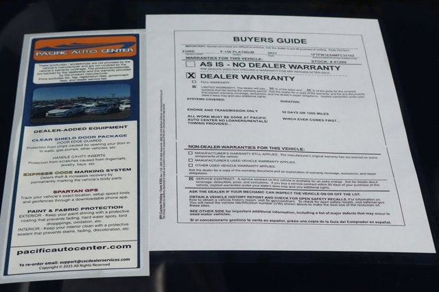 2021 Ford F-150 Platinum