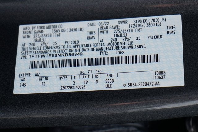 2022 Ford F-150 XLT