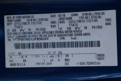 2018 Ford F-150 Raptor