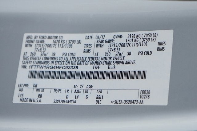 2017 Ford F-150 Raptor