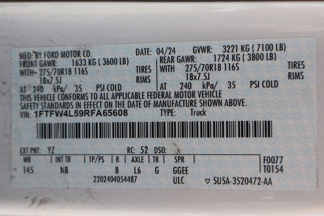 2024 Ford F-150 Tremor