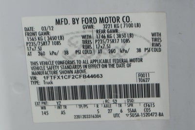 2012 Ford F-150 XL
