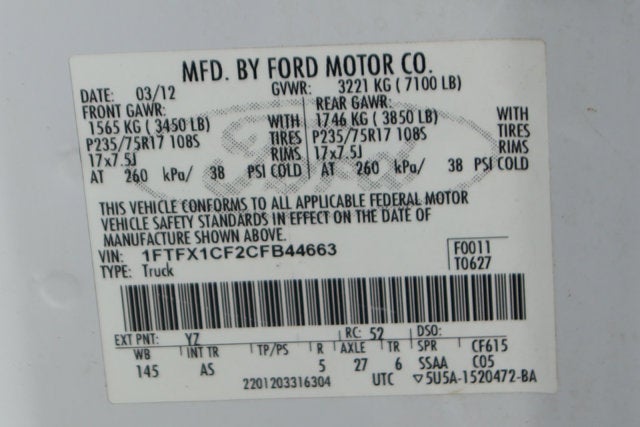 2012 Ford F-150 XL